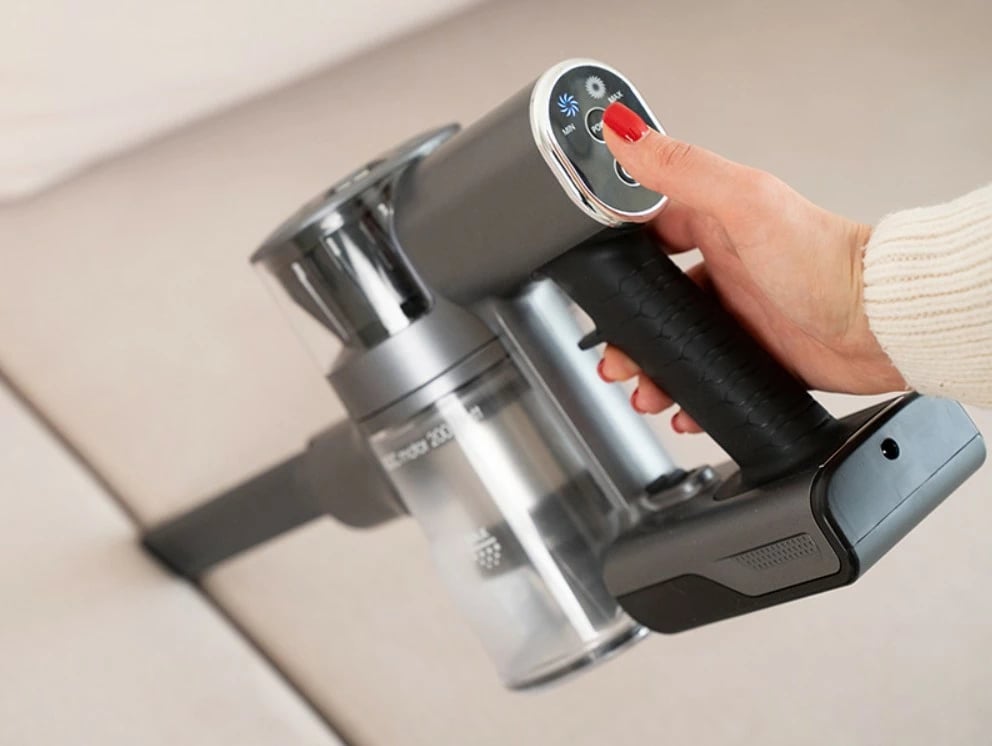 Fshesë vertikale pa kabllo, Lafe, PowerGlide 200W BLDC, 22 kPa, 0.5 L, deri 35 min, 2200 mAh, e zezë