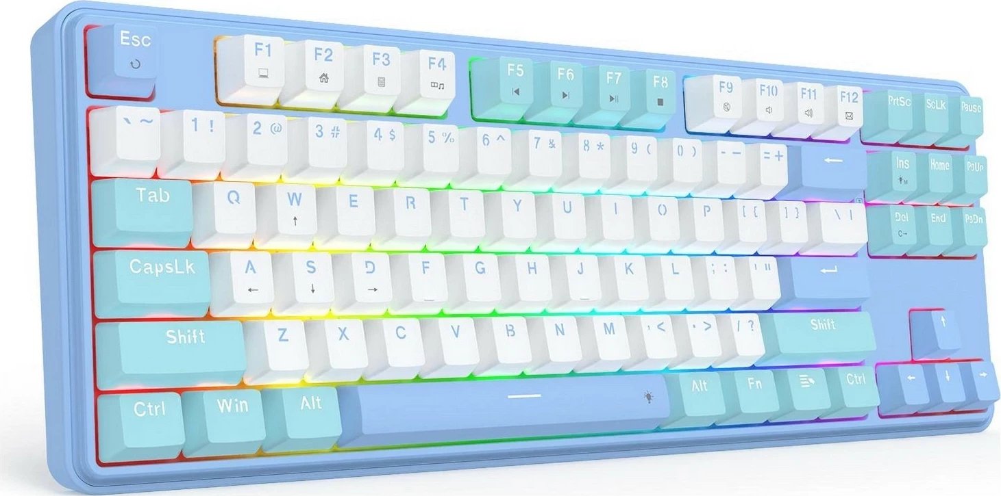 Tastierë Redragon K707WBB-RGB StarBlade, RGB, mekanike, e bardhë