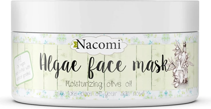 Maskë për fytyrë Nacomi Algae Face Mask Moisturizing Olive Oil për femra 42g