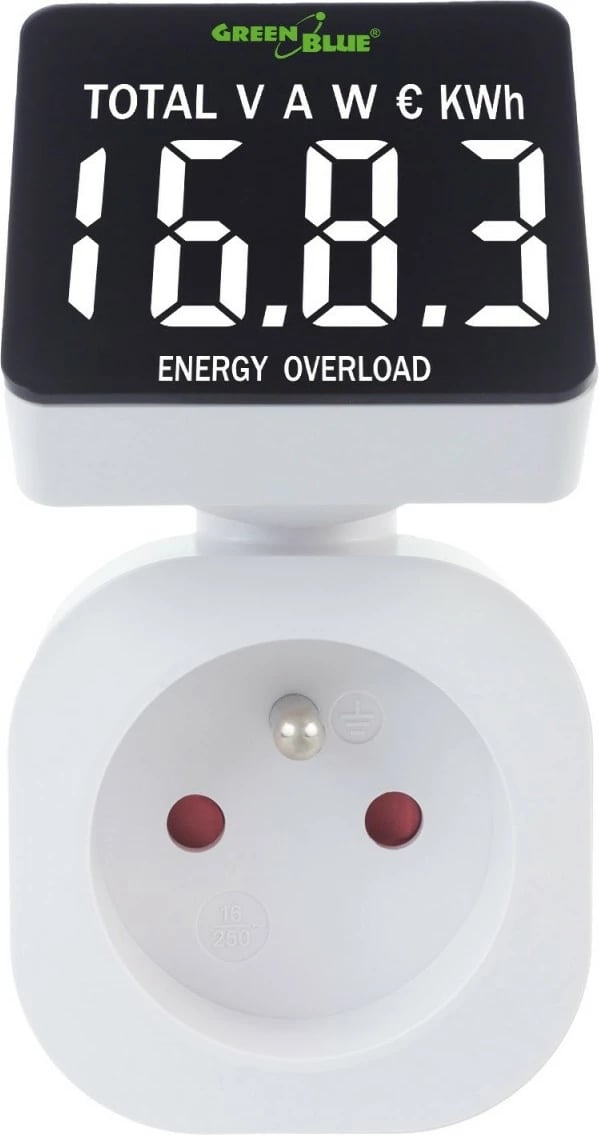 Matës energjie GreenBlue GB620E, 3680W, i bardhë