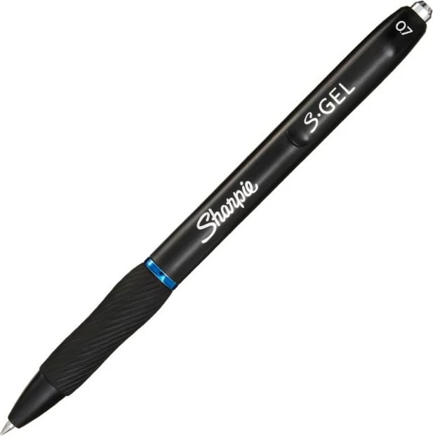 Stilolaps xhel Sharpie S-Gel, 0.7mm, 3 copë, i zi/blu