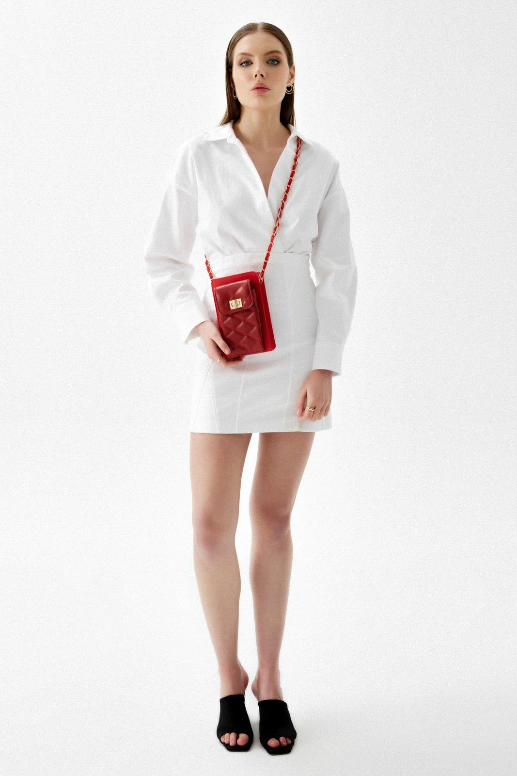 Çantë crossbody Lucky Bees, e kuqe, 305