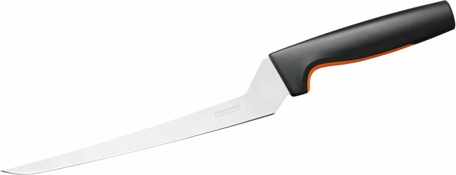 Thikë filetuese Fiskars 1057540, çelik inox, 345 mm, e zezë
