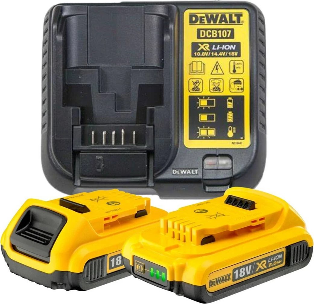 Makineri shpimi/vidash DeWalt DCD771D2-QW, 18V, 2x bateri, e verdhë/zezë Makineri shpimi/vidash DeWalt DCD771D2-QW, 18V, 2x bateri, e verdhë/zezë