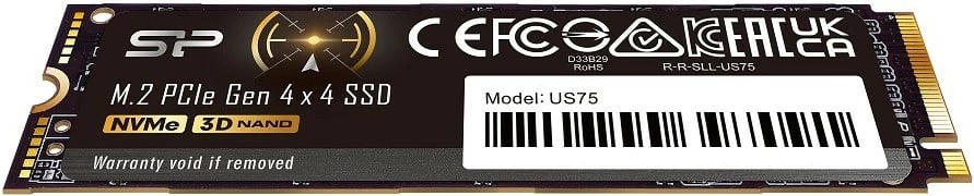 Kasë SSD Silicon Power US75, 1TB, M.2 PCIe Gen4x4 NVMe 1.4