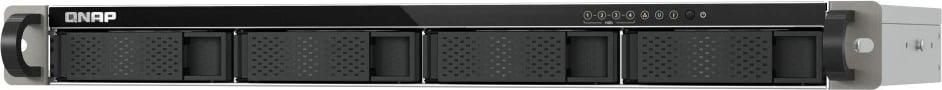 NAS QNAP TS-433eU, 4 GB RAM, 1U rack, pa disk, Zezë