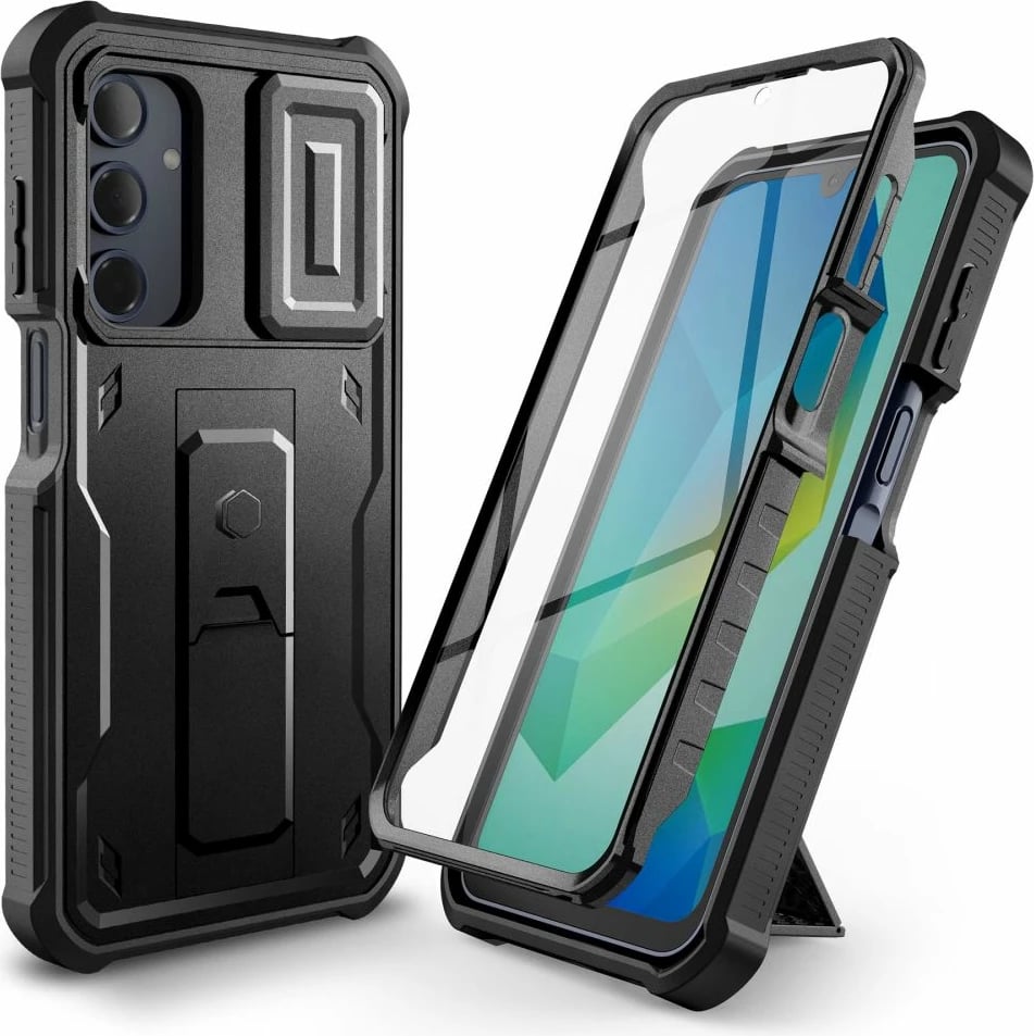 Mbështjellës Tech-Protect Kevlar Cam+ për Samsung Galaxy A16, i zi