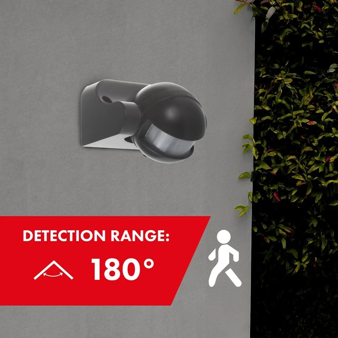 Sensor lëvizjeje Maclean MCE358, IP44, 12m, 800/1200W, Gri Sensor lëvizjeje Maclean MCE358, IP44, 12m, 800/1200W, Gri