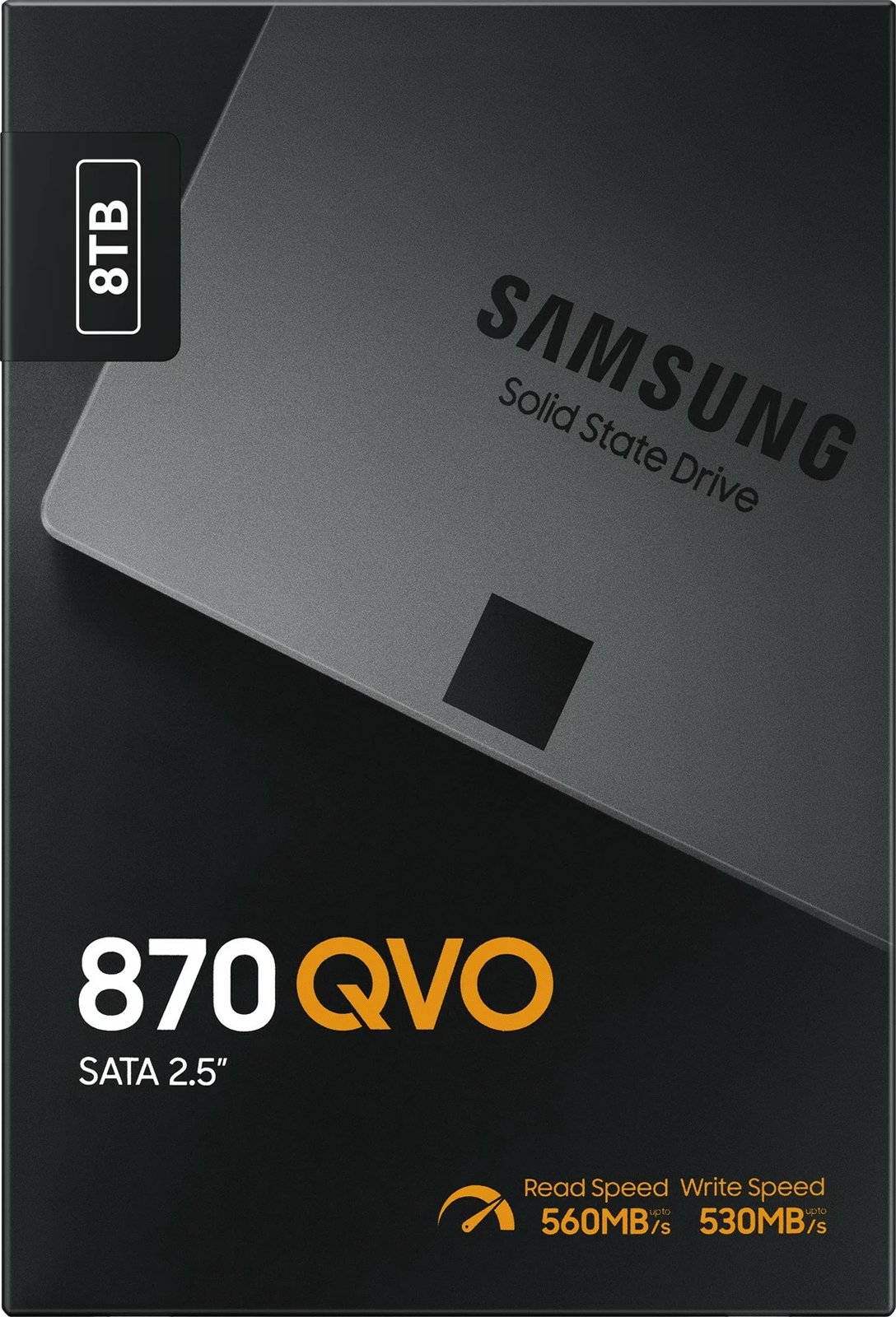 Disk SSD Samsung 870 QVO, 8 TB, 2.5", Gri