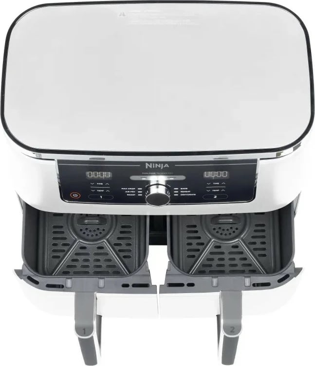 Furrë me ajër Ninja Foodi MAX AF400EU, 9.5L, dy zona, e bardhë