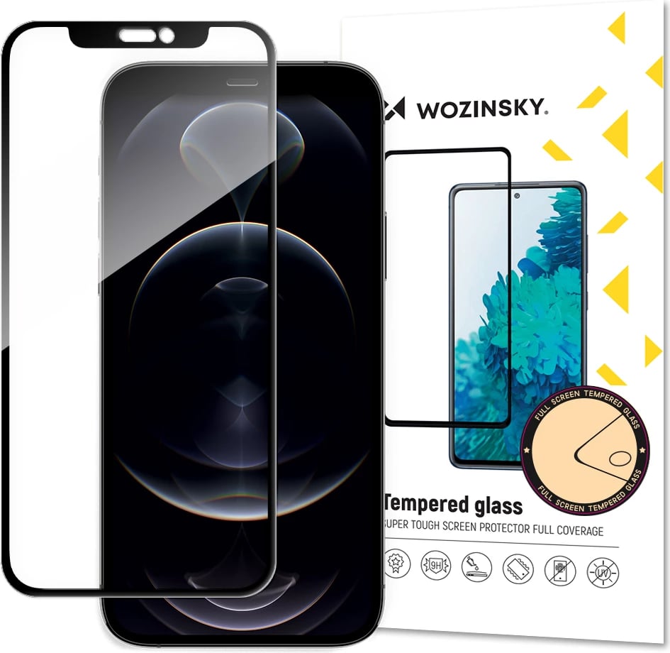 Mbrojtës ekrani xhami Wozinsky Full Glue për iPhone 13 mini, i zi