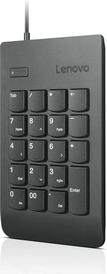 Tastierë numerike Lenovo KBD_BO Num Keypad 1, USB, 1 m, e zezë
