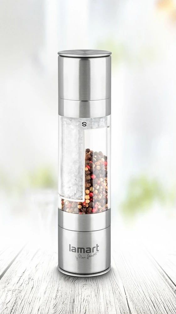 Bluajse manuale erëzash Lamart LT7014, inox, transparent