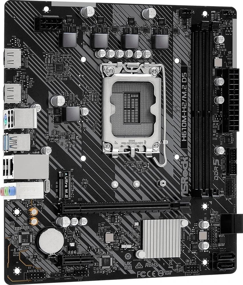 Pllakë amë ASRock H610M-H2/M.2 D5