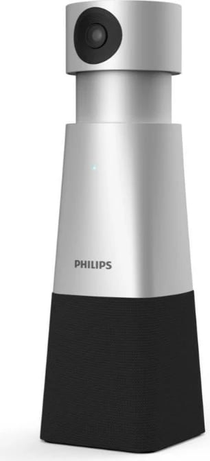 Kamerë konferencash Philips PSE0550/00 me mikrofon të integruar, 4K, Full HD, USB, e zezë/argjendtë