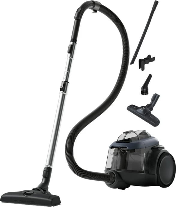 Fshesë elektrike pa qese Electrolux 600 EL61C3DB, 1.6L, Navy blue