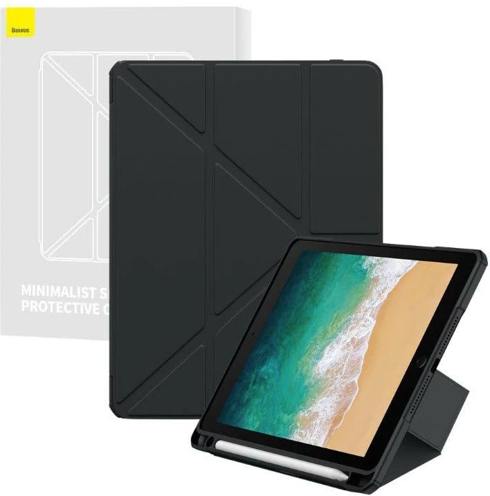 Mbështjellës Baseus Minimalist për iPad Pro 9.7", ARJS040401, i zi