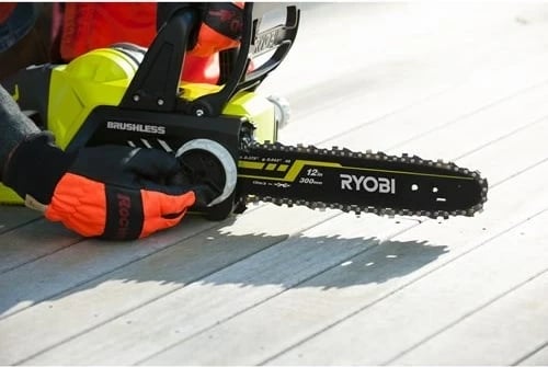 Sharrë elektrike Ryobi OCS1830, Brushless, 30 cm, 18 V, 4 Ah, E zezë, Jeshile