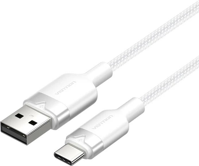 Kabllo USB 2.0 në USB-C Vention CTNWF, 1m, e bardhë