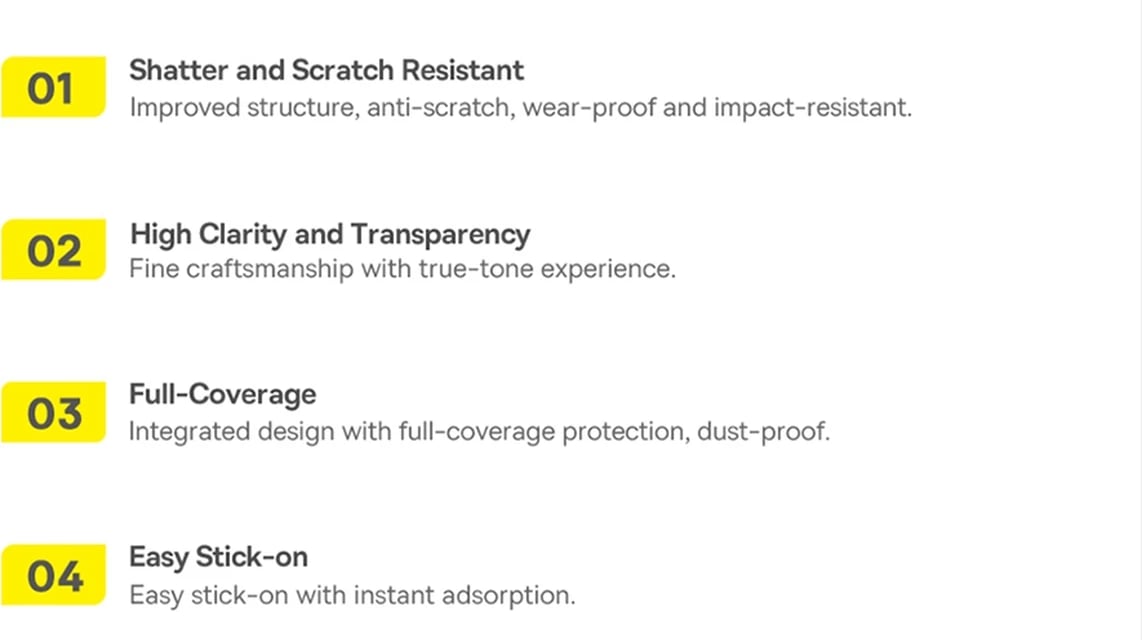 Xham mbrojtës kamerës Baseus për iPhone 12 Pro / 11 Pro Max / 11 Pro, Transparent