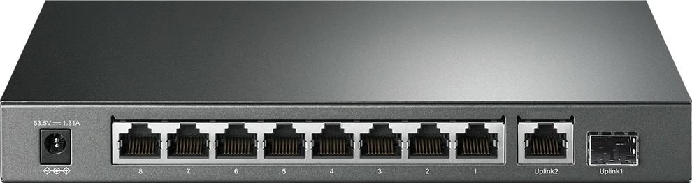 Switch TP-LINK TL-SG1210P, 9 porta gigabit (8 PoE+), 1 SFP, Desktop