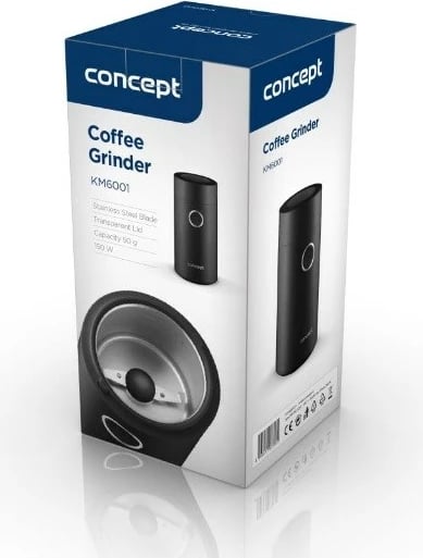 Bluarës kafeje CONCEPT KM6001, plastikë, 150 W, i zi