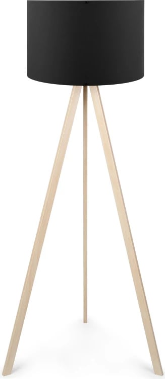 Llambë dyshemeje PWL-1060 Ε27 natyrale-e zezë D38x140cm