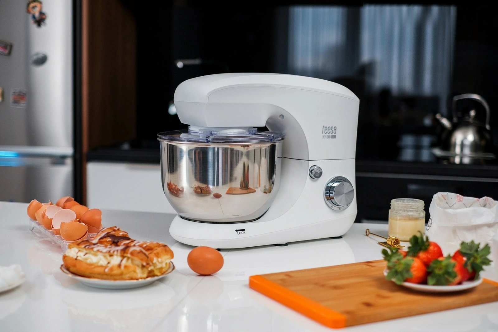 Robot kuzhine TEESA Easy Cook SINGLE TSA3545-W, 5.5L, 1400W, Bardhë