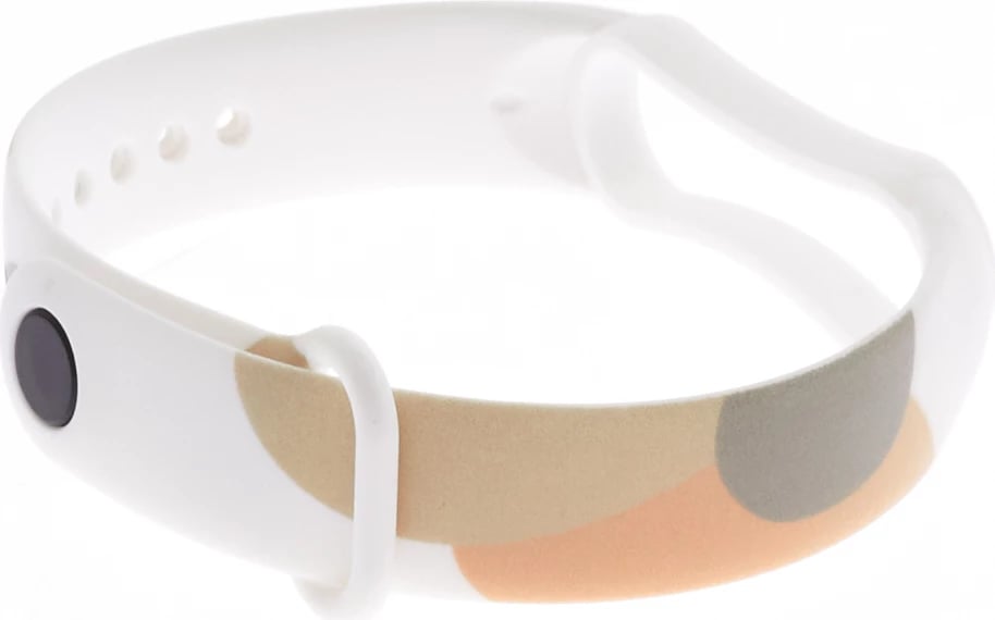 Rrip silikoni Hurtel Strap Moro për Xiaomi Mi Band 5/6, kamuflazh, bardhë-portokalli-gjelbër