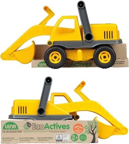Ekskavator lodër Lena EcoActives 37 cm, e verdhë/gri Ekskavator lodër Lena EcoActives 37 cm, e verdhë/gri
