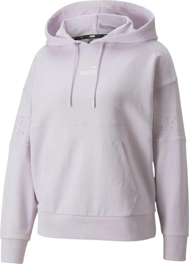 Duks Puma Power Colorblock Stardust me kapuç, për femra, Lejla