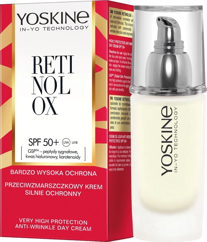 Krem dite anti-rrudha për femra Yoskine Retinolox SPF50+, 30ml