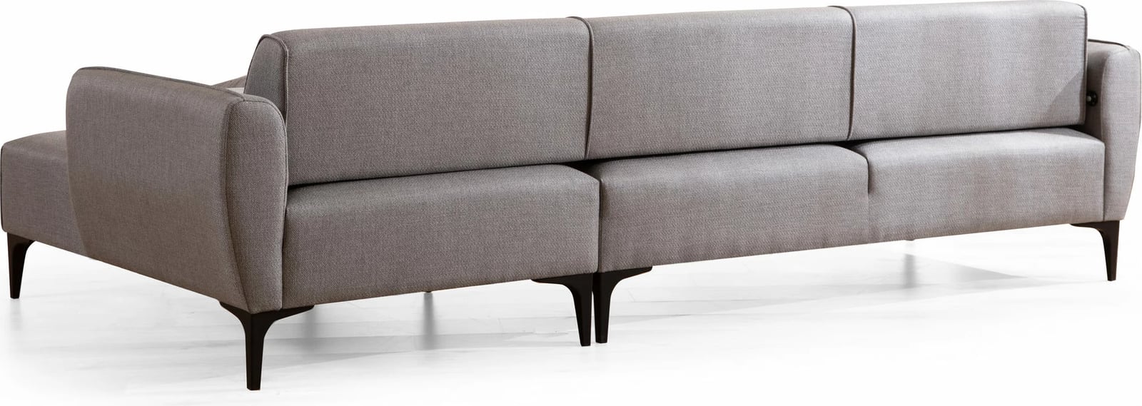 Këndore Belissimo, ngjyrë gri, Atelier del Sofa, anë e djathtë