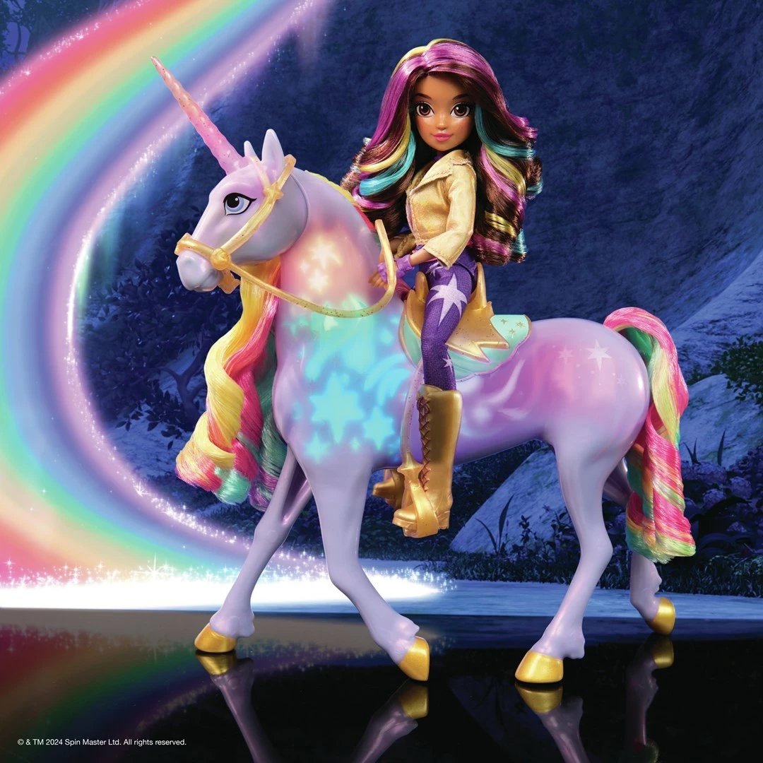 Lodër Sophia & Rainbow Light-up Wildstar, SPIN MASTER, Multikolor