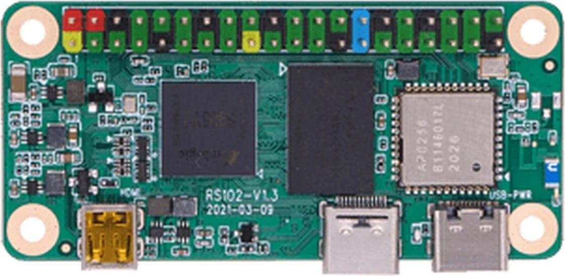 Kompiuter ALLNET Radxa Zero 4GB/128GB, Pinleiste pa salduar, antenë e jashtme