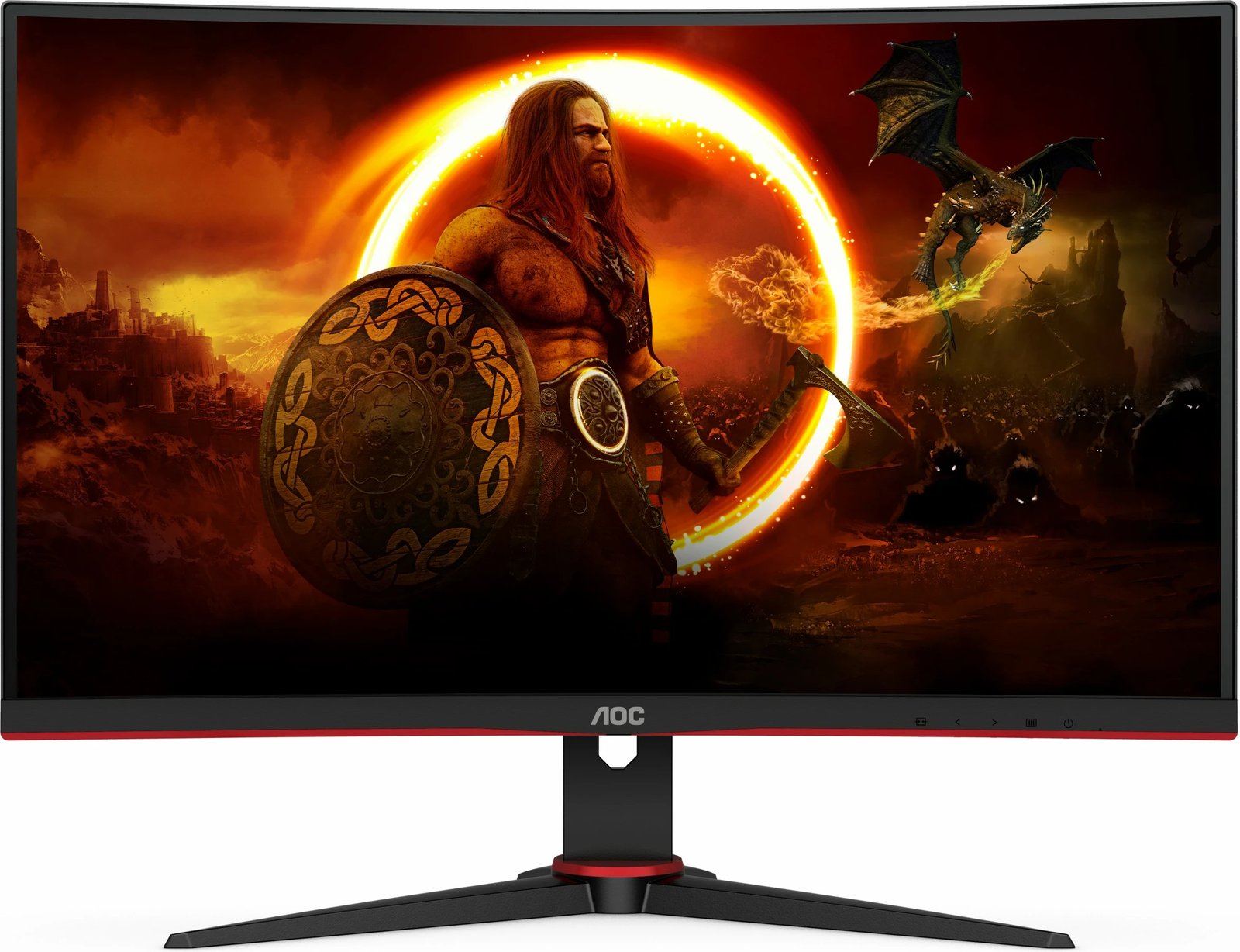 Monitor AOC G2 C27G2ZE/BK, 27", Full HD, LED, 0.5 ms, i zi, i kuq