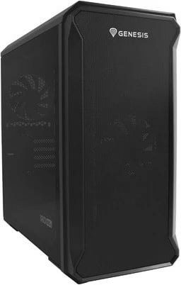 Kasë Genesis Irid 503 V2, Micro Tower, NPC-1558, me xham të temperuar, e zezë
