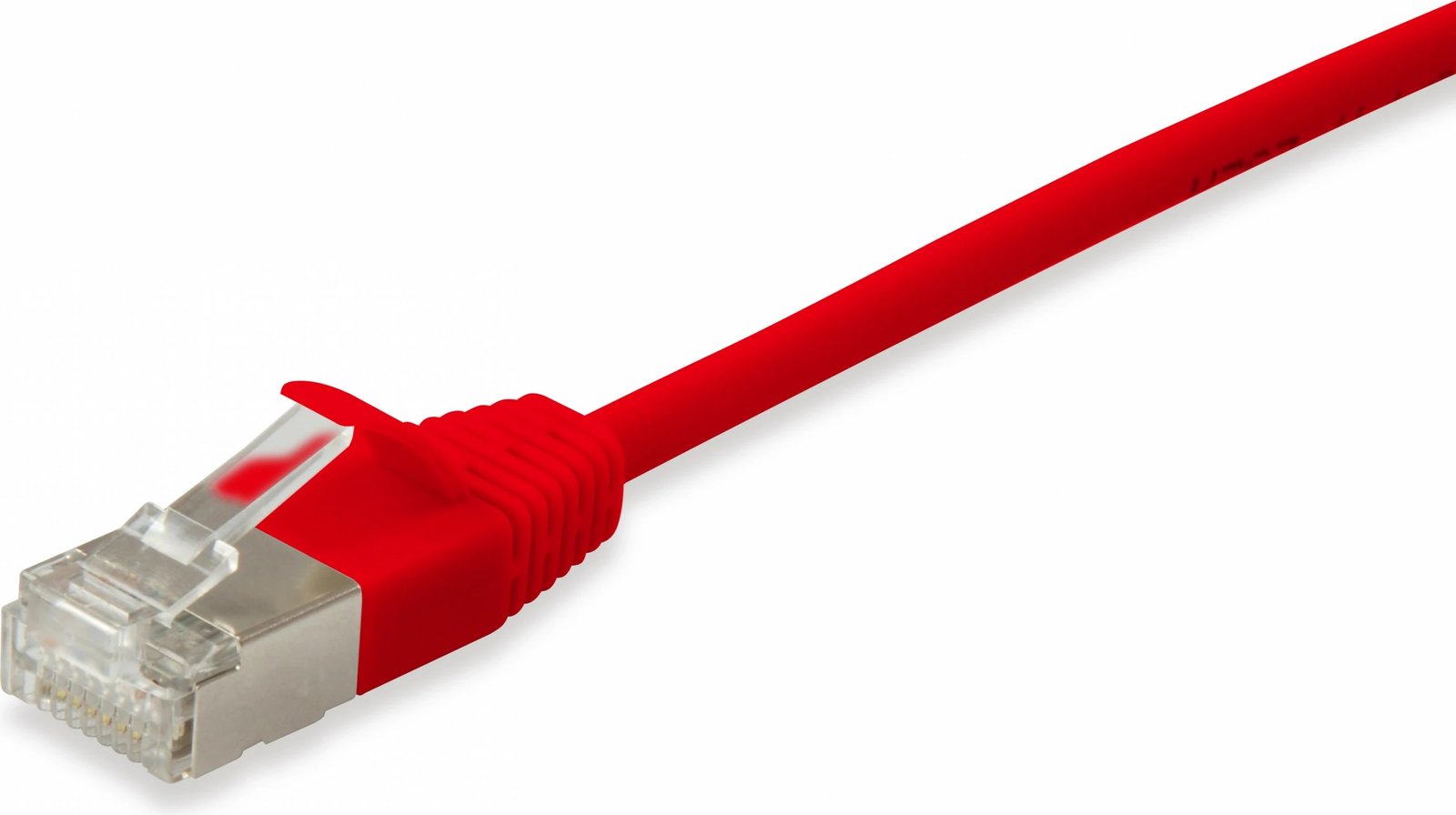 Kabllo rrjeti Equip Cat6A F/FTP Slim 0.25m e kuqe