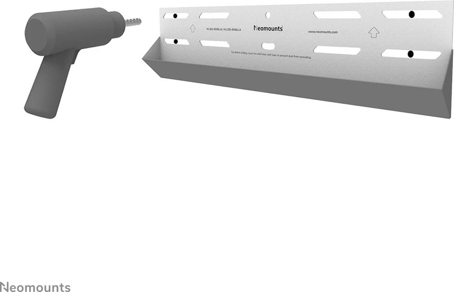 Mbajtëse muri për TV Neomounts WL35S-850BL14, 32-75 inç, rregullim lartësie dhe pjerrësie, e zezë