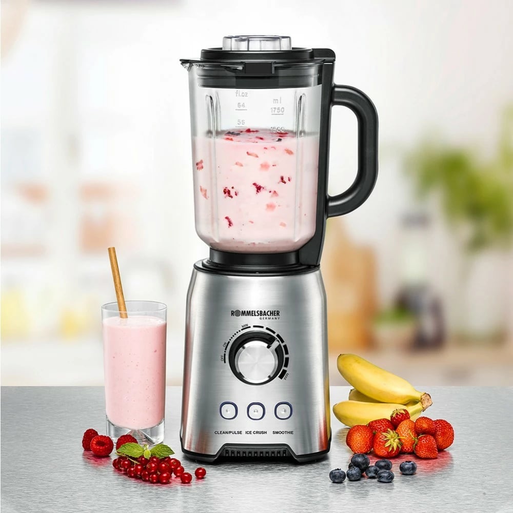 Blender tavoline Rommelsbacher MX 1250, 1.75 L, 1200 W, Inox