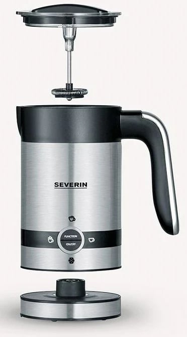 Shkumëzues qumështi SEVERIN SM 3584, automatik, 100 ml, i zi/inox