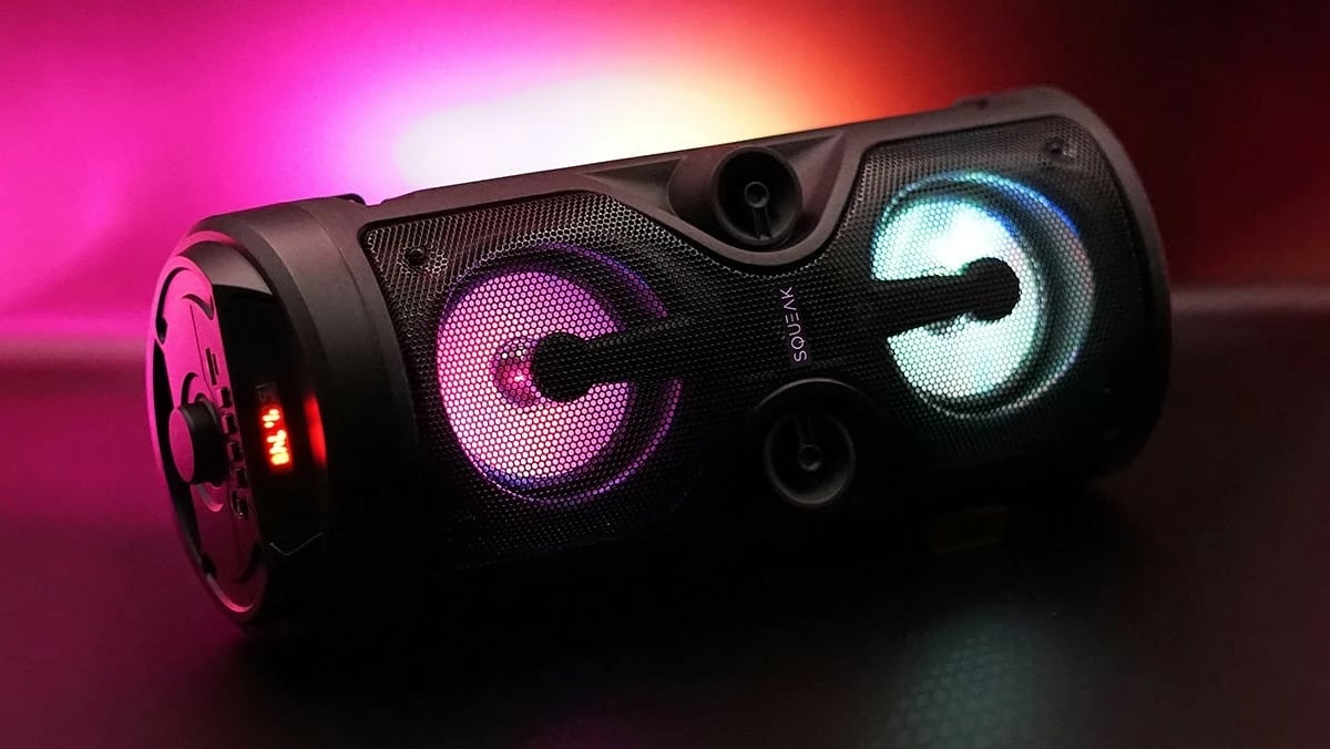 Altoparlant portabil SQUEAK SQ1004 me Bluetooth 5.0, karaoke, 40W, i zi, me mikrofon