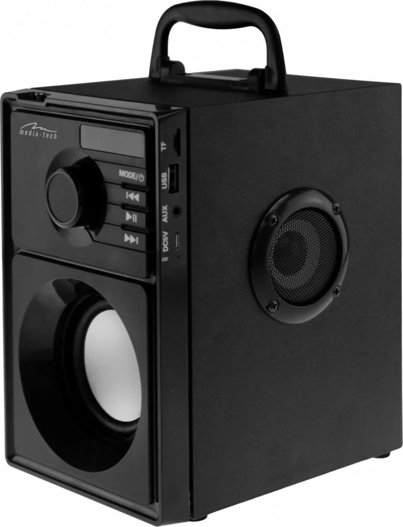 Altoparlant portabël Media-Tech BOOMBOX SILVER MT3179, Bluetooth, 15W, i zi