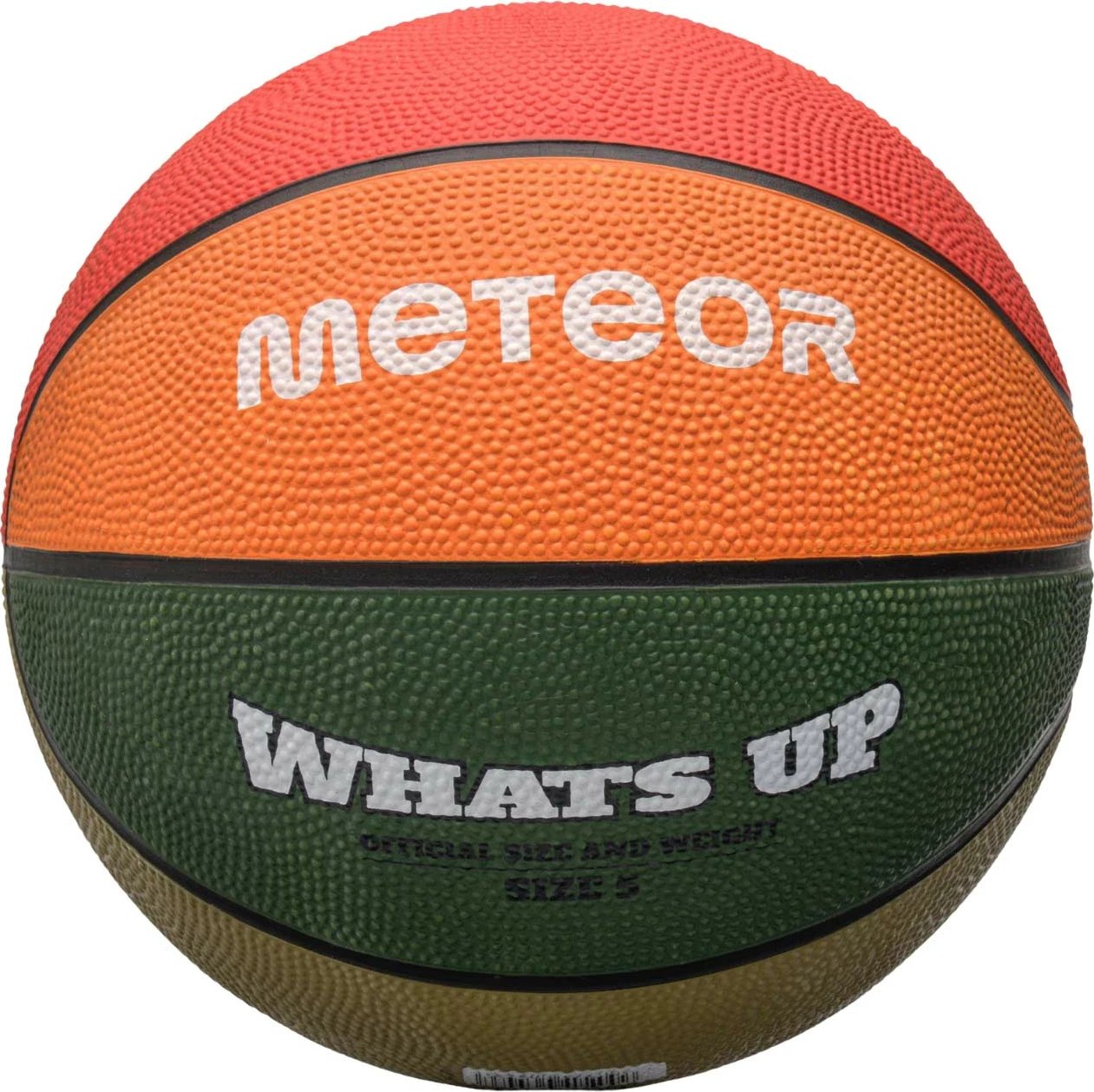 Top basketbolli Meteor, jeshil-portokalli