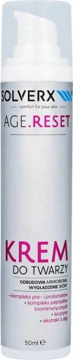 Krem fytyre për femra SOLVERX Age Reset Rejuvenating, 50ml