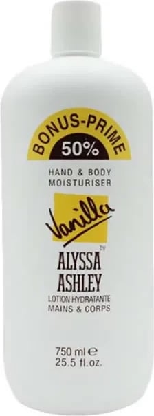 Losion për duar dhe trup Alyssa Ashley Vanilla unisex 750ml