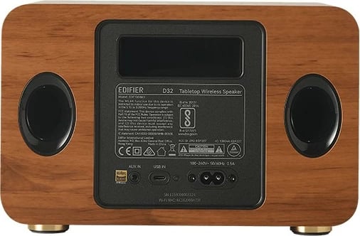 Altoparlant Edifier D32, 2.1, Bluetooth, WiFi, 60W, kafe