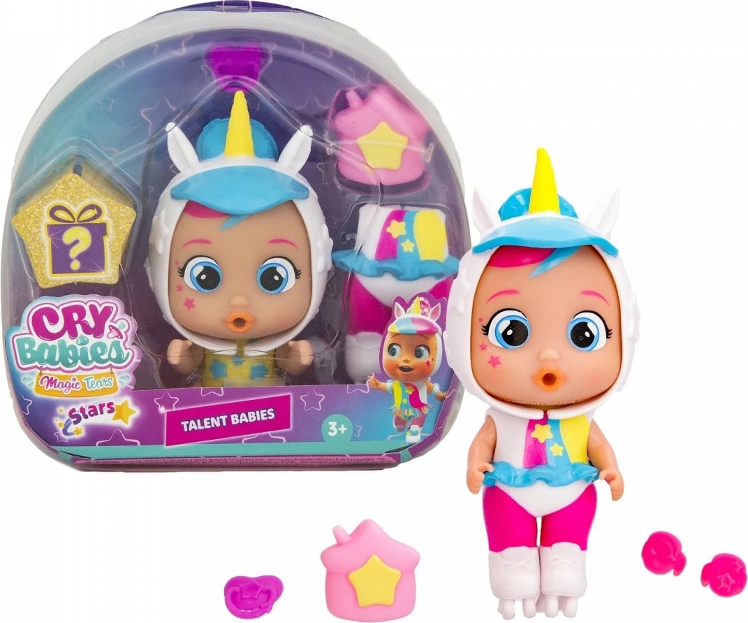 Kukull Cry Babies Magic Tears Di Stars Talent Dreamy, Tm Toys, IMC916142, plastikë, për vajza, shumëngjyrëshe