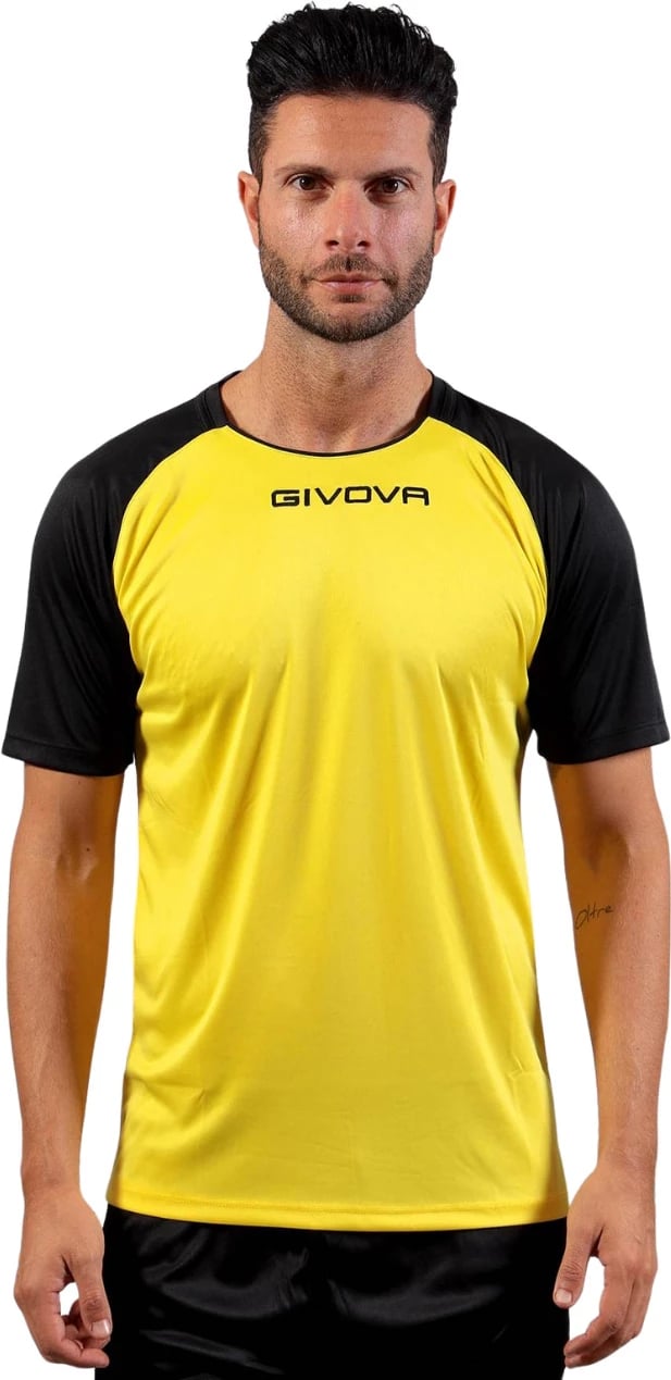 Maicë sportive unisex Givova, e verdhë
