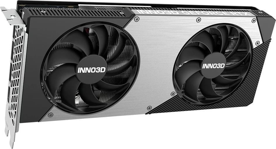 Kartelë grafike Inno3D GeForce RTX 5070 TWIN X2 OC, 12 GB, PCI Express 5.0, e zezë dhe gri
